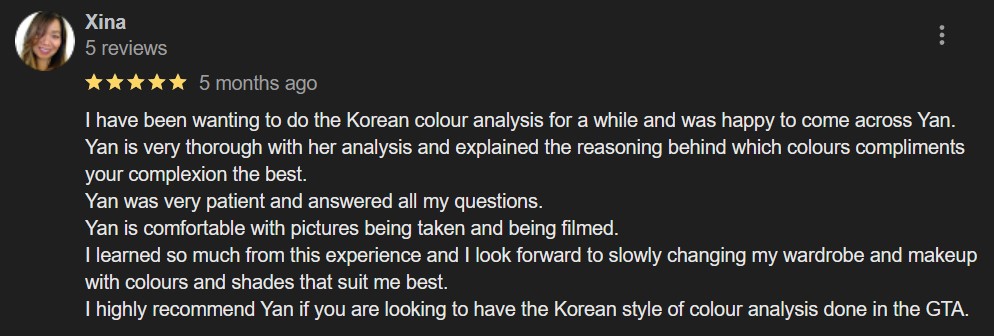 Korean Colour Analysis